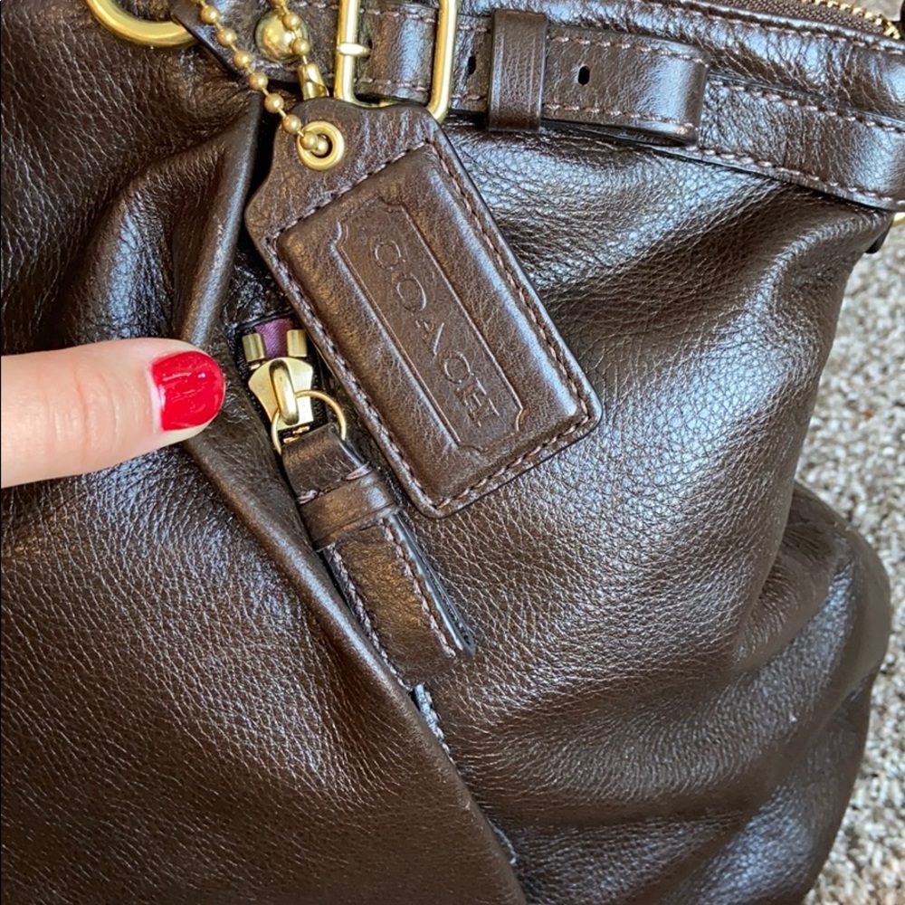 Brown Leather Coach Purse! - Picture 6 of 10